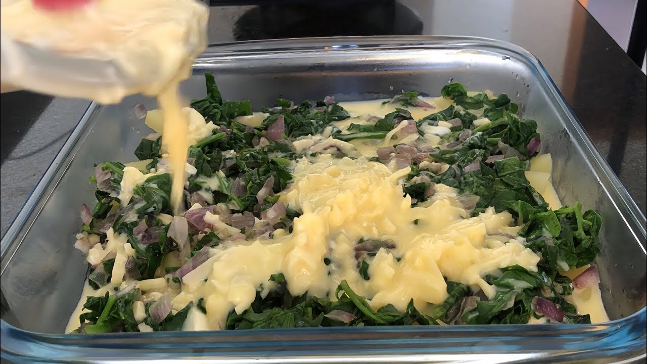 Espinafre Gratinado com Batata | Maravilhoso | Eleita a Top 2 de 2023