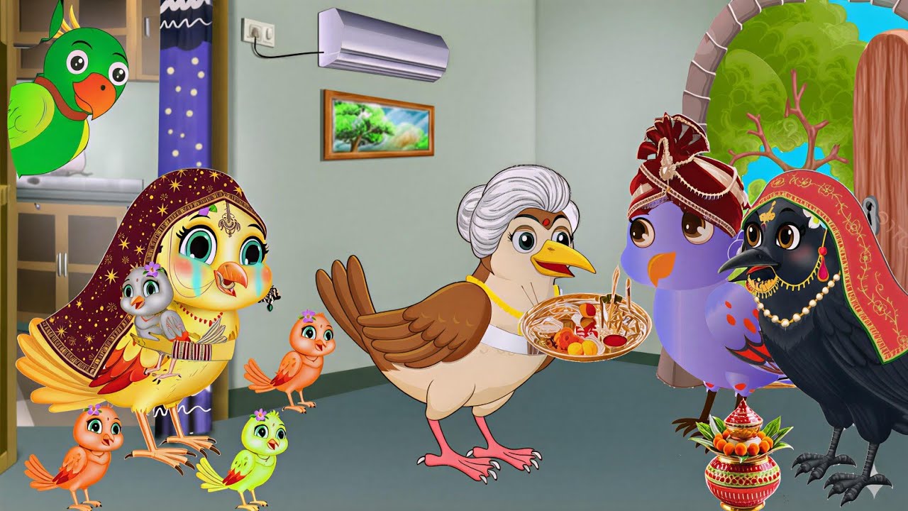 भूतिया चिड़िया का झूला | Greeb TODAY New Episode Chidiya Ghar Cartoon | Minu Chidiya Ki Hindi Kahani