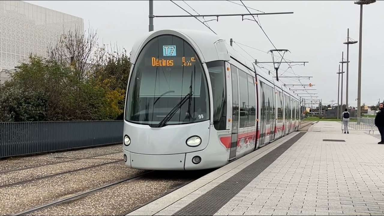 Voyage en Citadis 402 LT6 sur la Ligne T7 du réseau TCL