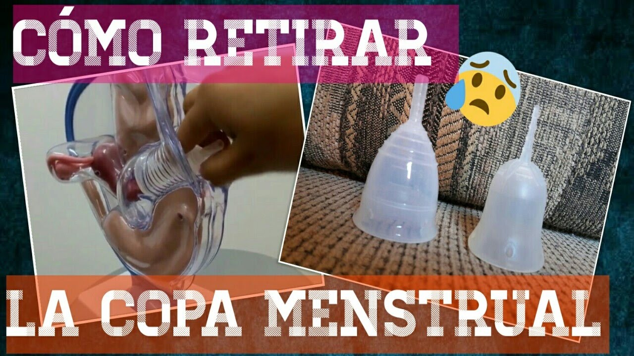 Cómo retirar la copa menstrual