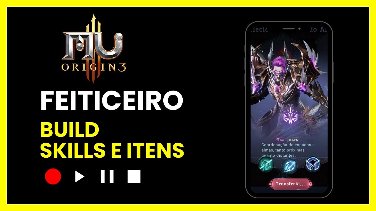 Feiticeiro Build Completa – Skills, Atributos, Itens e Dicas! | MU Origin 3