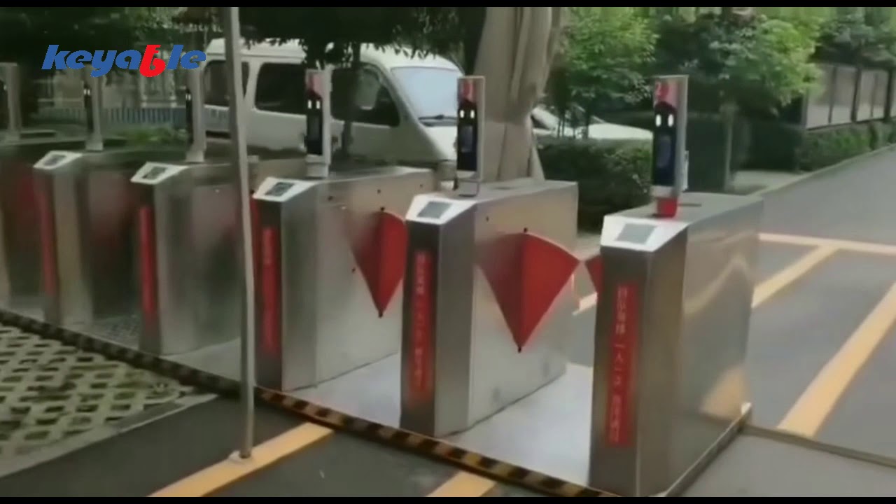 Flap Barrier Gate/Entrance Management System/Fast Open&Close Flap/#Keyable Technology