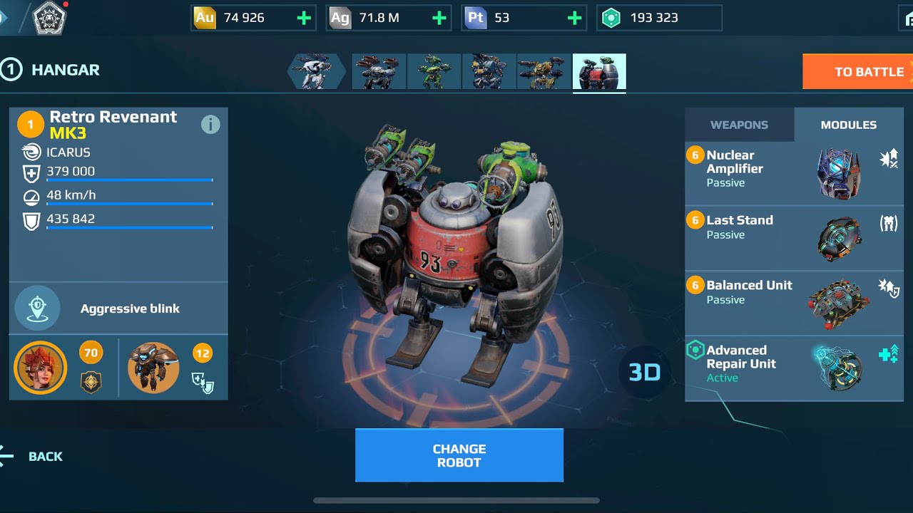 Revenant Fengbao Perfect for Revenant | War Robot Gameplay