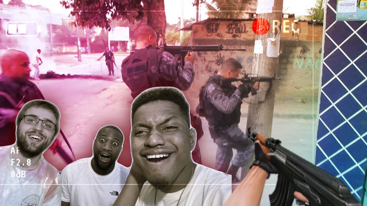 🇧🇷 GRINGOS NÃO PODIAM ACREDITAR ..Reagindo a Policia falando com traficantes pelo rádio! #factualRJ