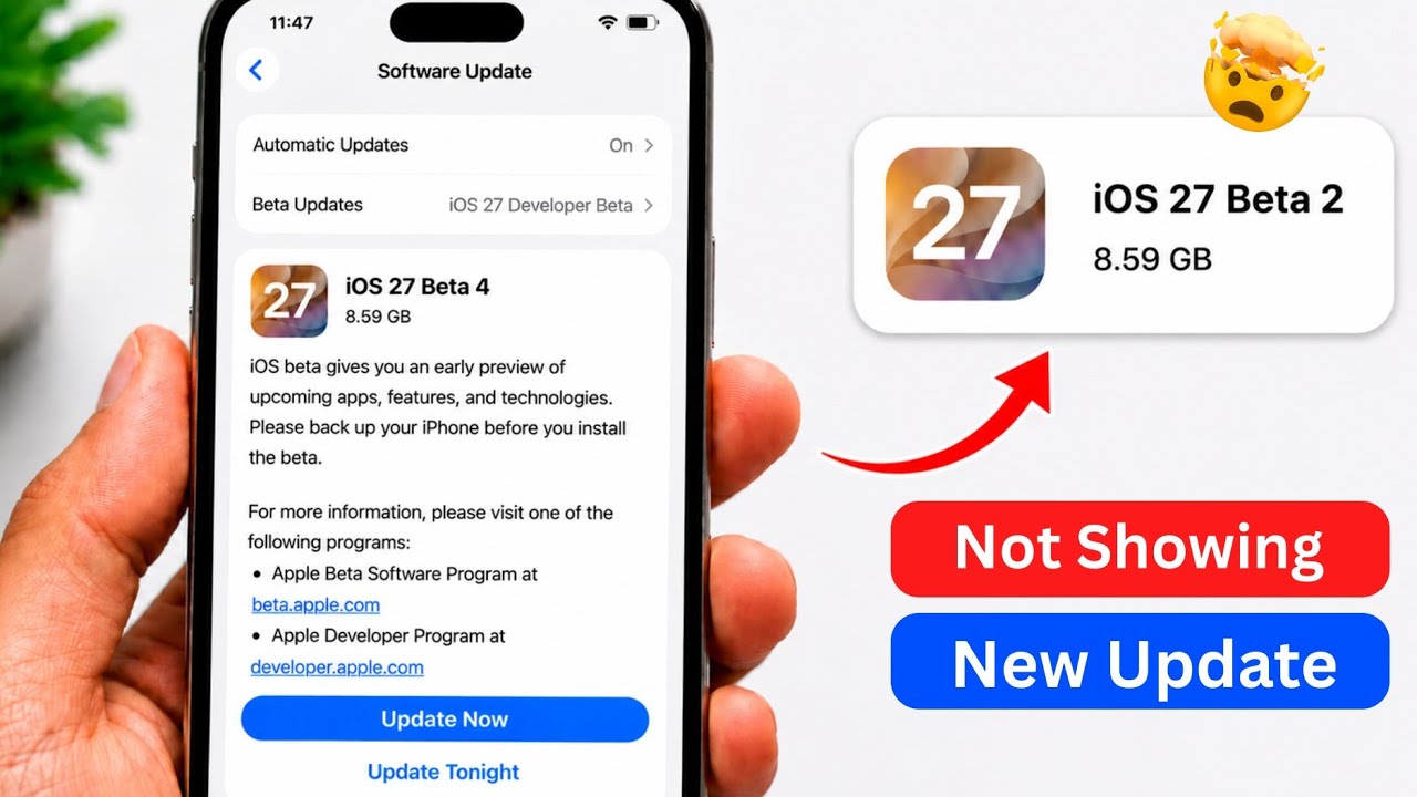 iOS 27 Developer Beta 4 Vs iOS 27 Public Beta 2 | iOS 27 Public Beta 2 Not Showing ? | 