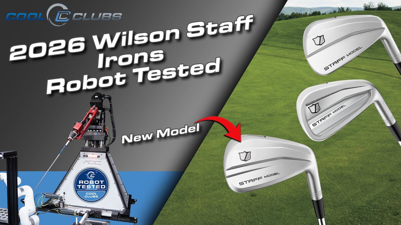 Тестирование клюшек Wilson Staff Irons 2026 года роботом | MB против CB против XB