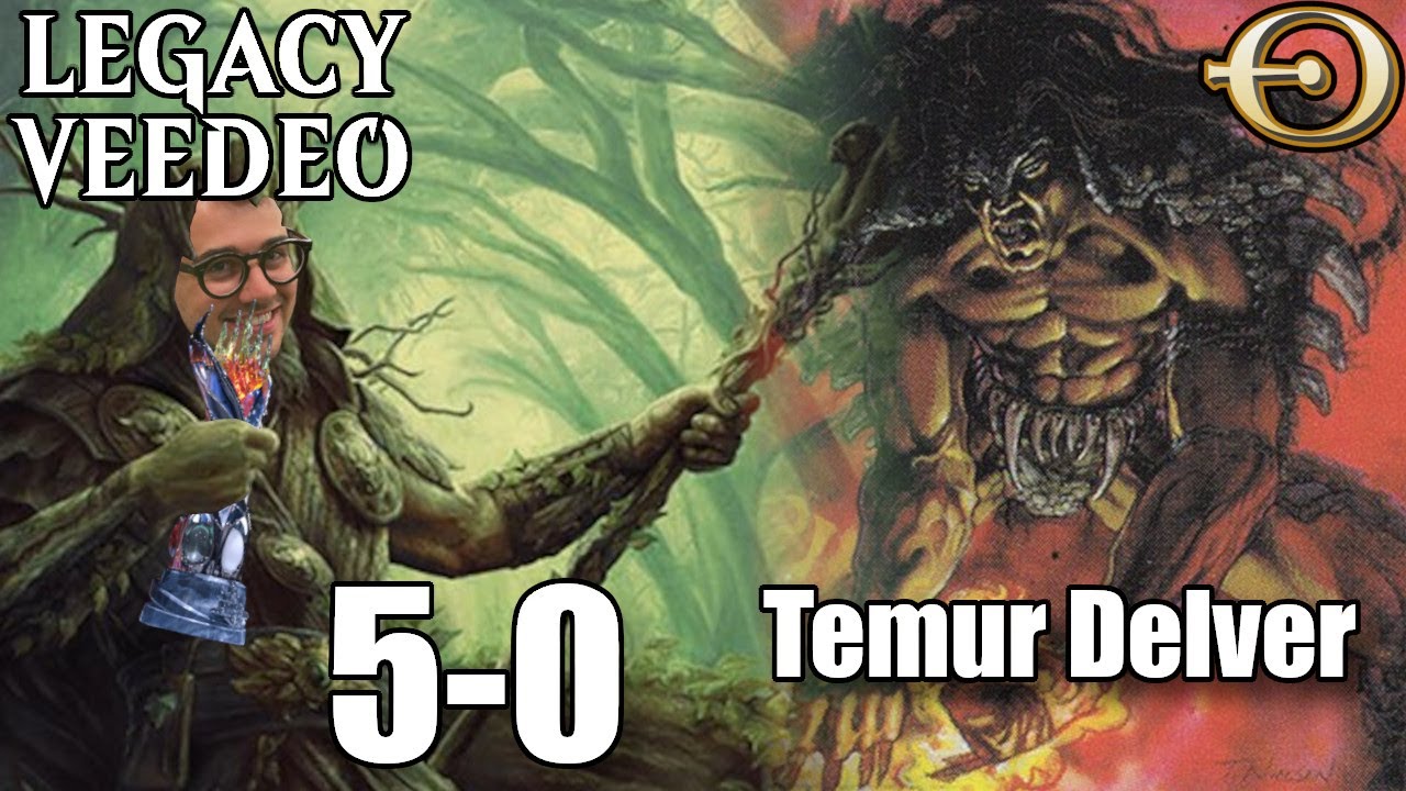 5-0 🏆 Temur Delver Legacy by Jujubean! | Legacy | MTGO