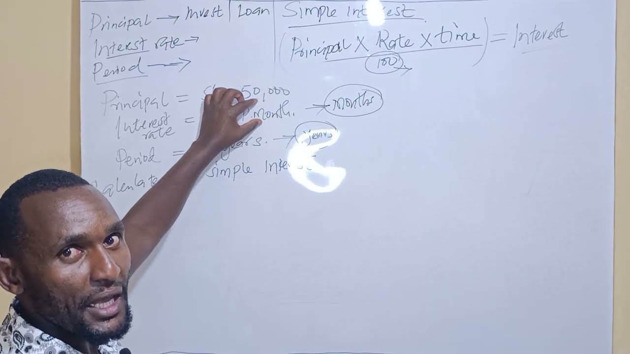 Business Mathematics- Commercial Arithmetics  Part 1(Explained). Simple Interest  by Mr. Stephen