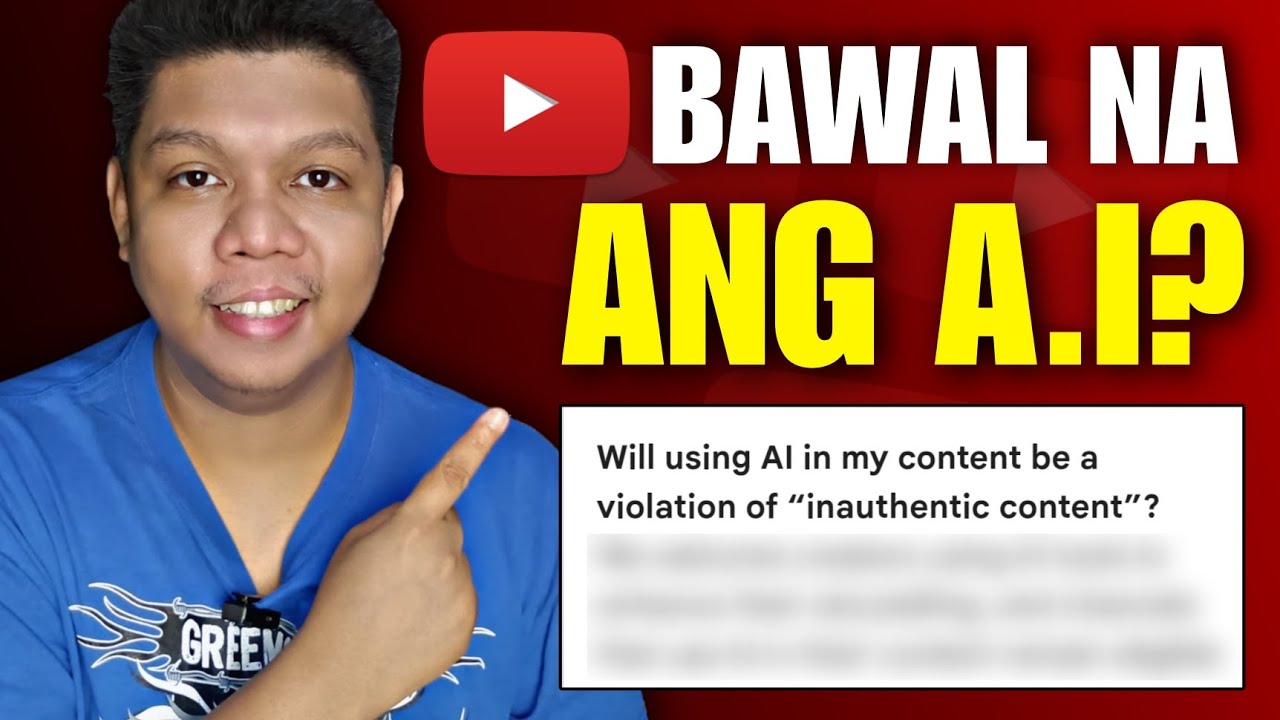 AI CONTENTS BAWAL NA BA SA YOUTUBE? | BAGONG UPDATE SA MONETIZATION POLICY | DJMA YOUTUBE TIPS