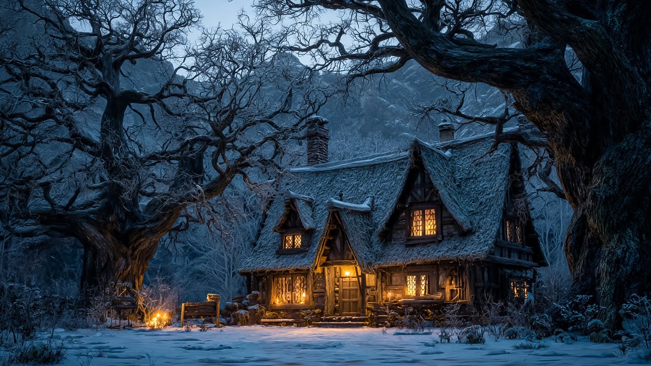 Snow-Covered Medieval World | Celtic Music for Deep Sleep