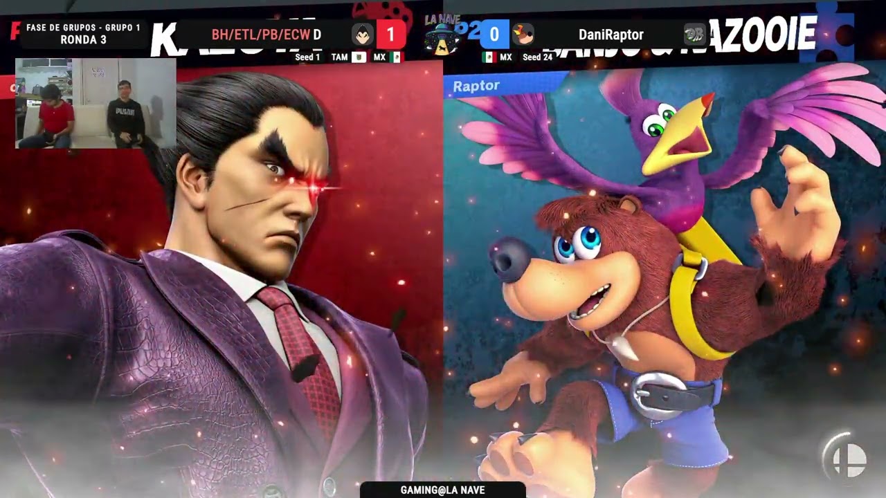 Gaming@La Nave - Pools - BH D(Kazuya) vs DaniRaptor(Banjo Kazooie)