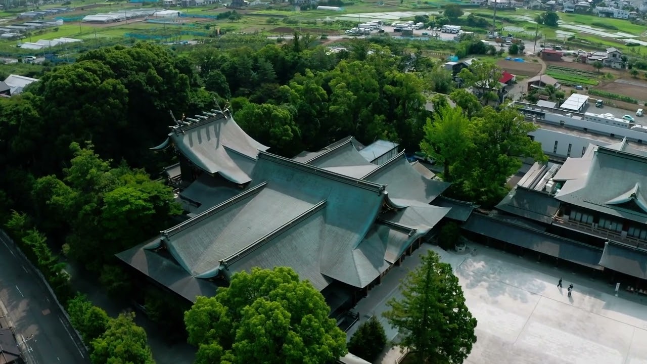 【寒川神社】空からの寒川神社【公式】