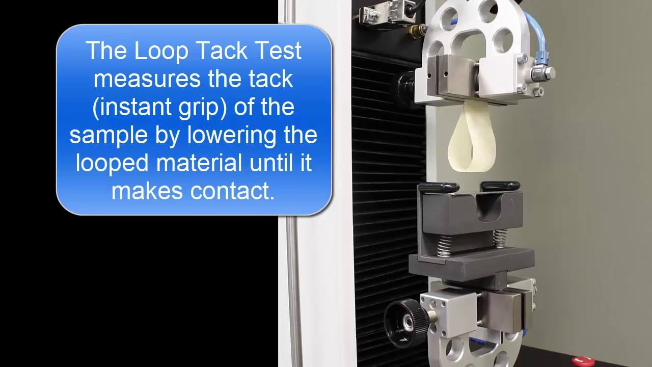 Loop Tack Test for Pressure Sensitive Adhesives - ASTM D6195