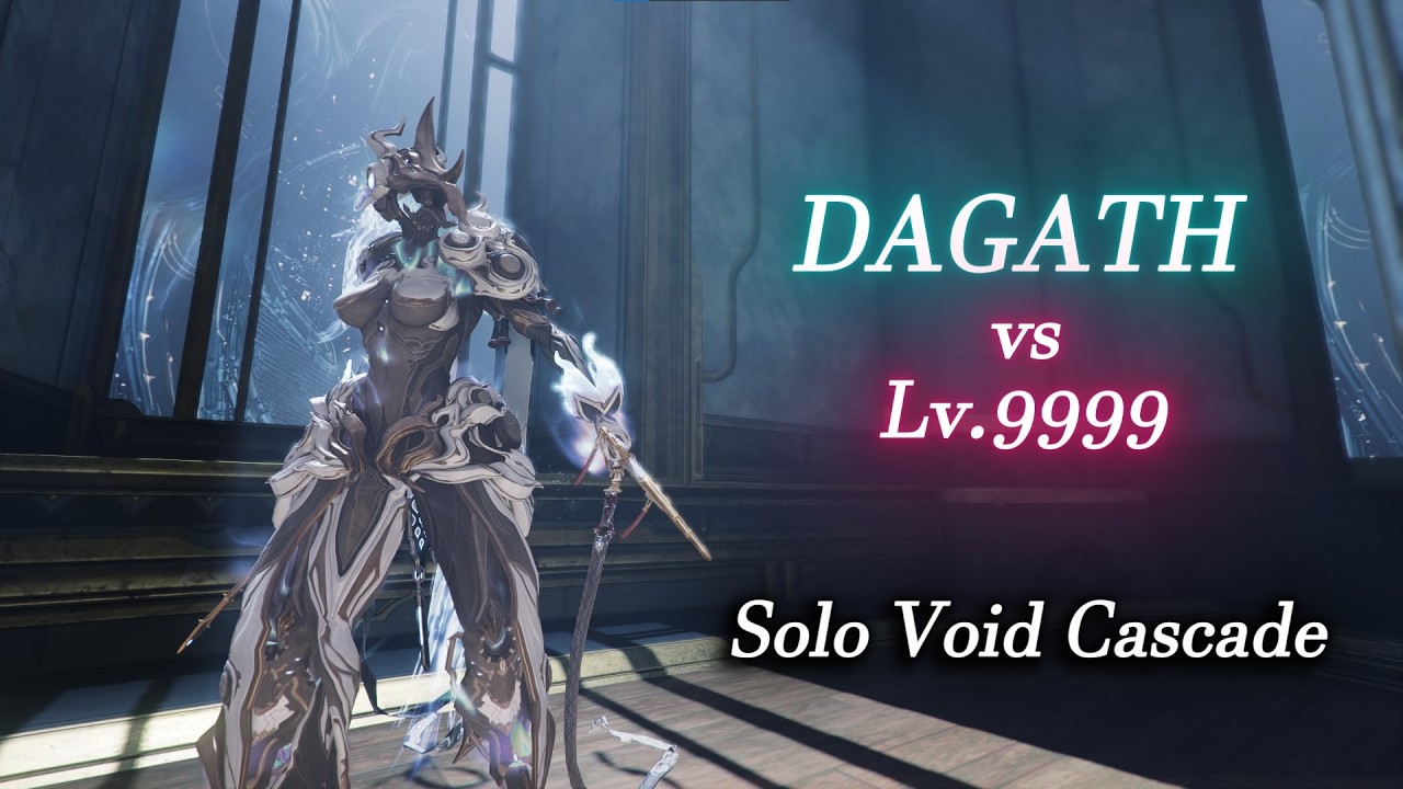 DAGATH - Solo Void Cascade Lv.9999 (1-120 Exolizers) Warframe Level Cap