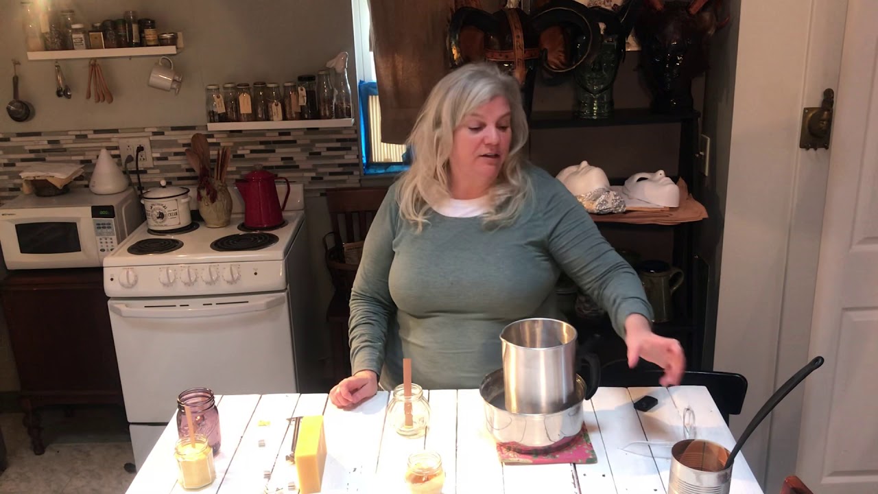 Make Beeswax Candles with wooden wicks EASY