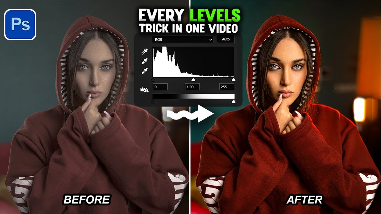 All the Super Useful Levels Tricks in One Photoshop Tutorial