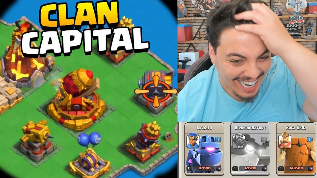 14 OLDUM !! CLAN CAPİTAL GELDİ ve Klan Savaşı Ligi ESKİ PAZARLAR #12 Clash of Clans