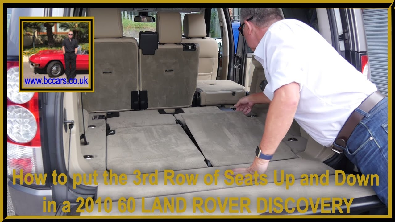 How to put the 3rd Row of Seats Up and Down in a 2010 60 LAND ROVER DISCOVERY