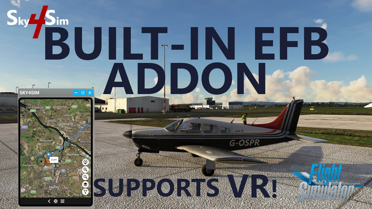 MSFS | New Tablet/EFB Addon - Sky4Sim Pad - Supports VR! Review & Tutorial