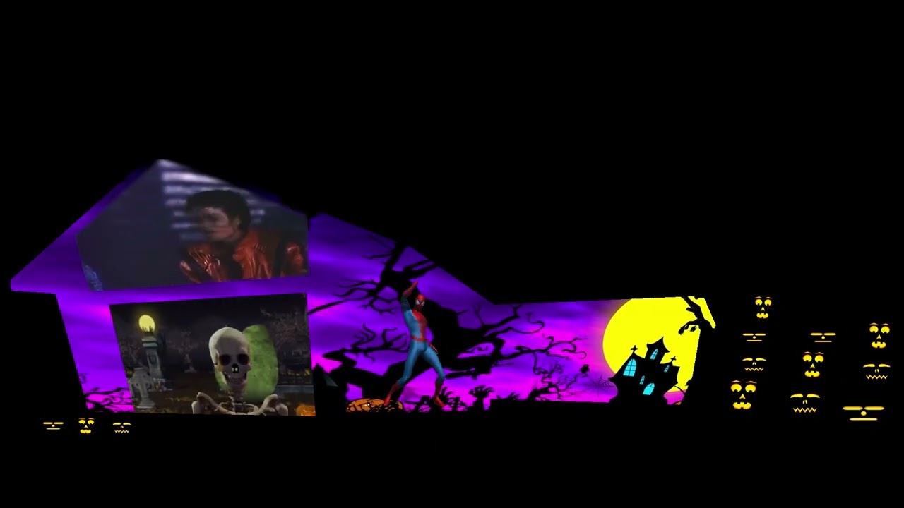 Halloween House Projection 