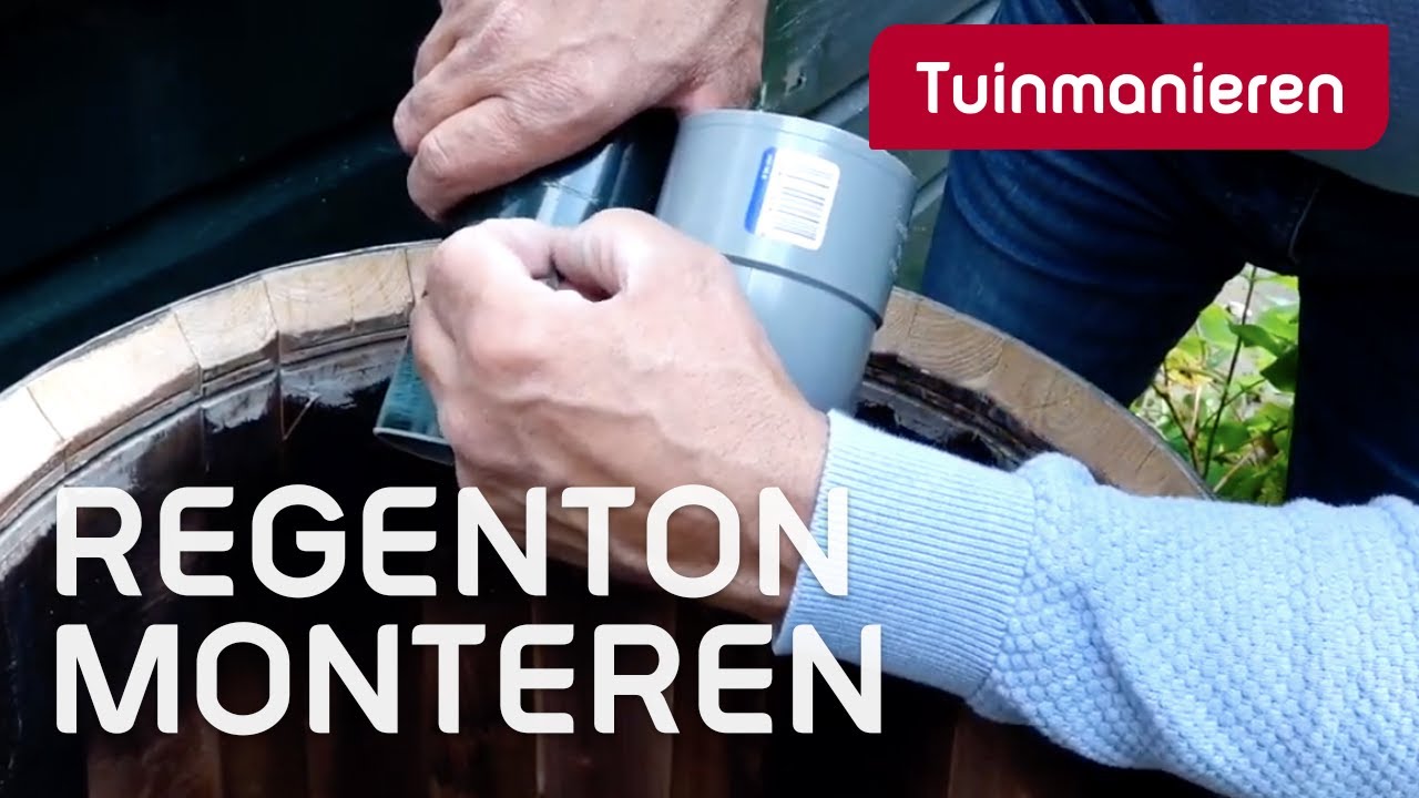 Regenton monteren: hoe doe je dat? | Tuinmanieren