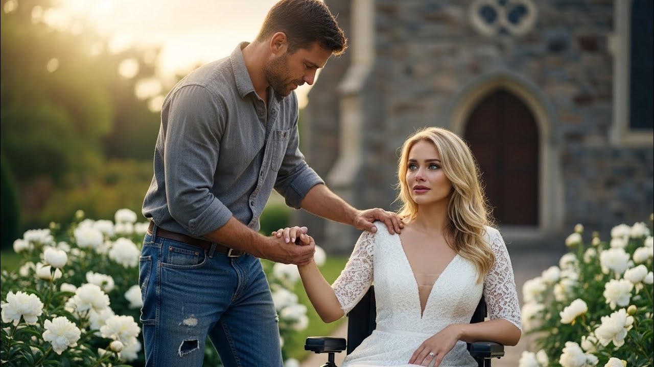 Single Father Of Three Saw A Crying Bride In A Wheelchair —What He Did Next Changed Both Their Lives