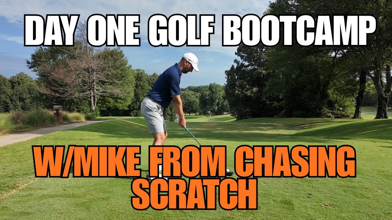 Mike from Chasing Scratch Golf Bootcamp Day 1