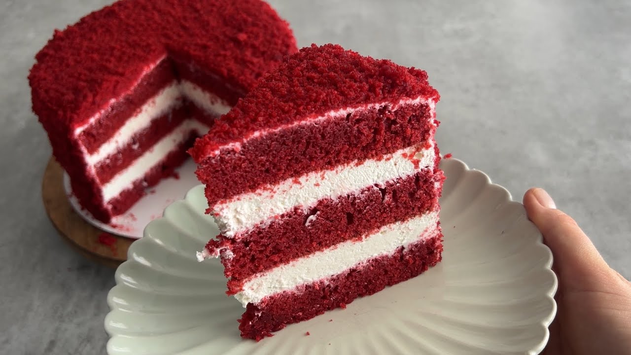 Ідеальний ЧЕРВОНИЙ ОКСАМИТ  — мій перевірений рецепт | Той самий Red Velvet ❤️