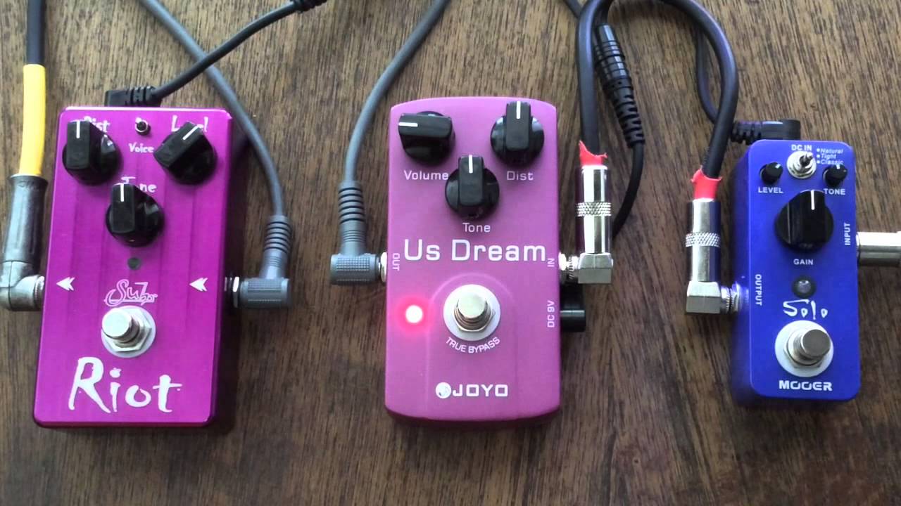 Suhr Riot, Joyo US Dream, Mooer Solo parte 2