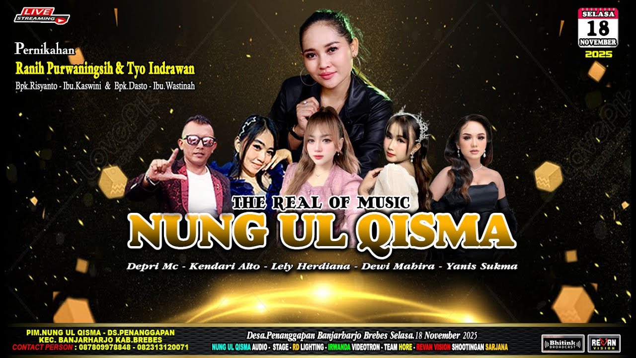 NUNG UL QISMA LIVE PENANGGAPAN 18 NOVEMBER 2025