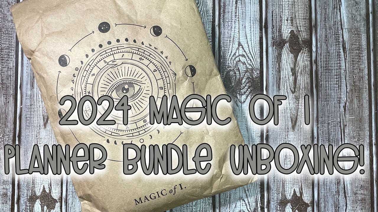 Magic of I Planner Unboxing | 2024 Planner Bundle