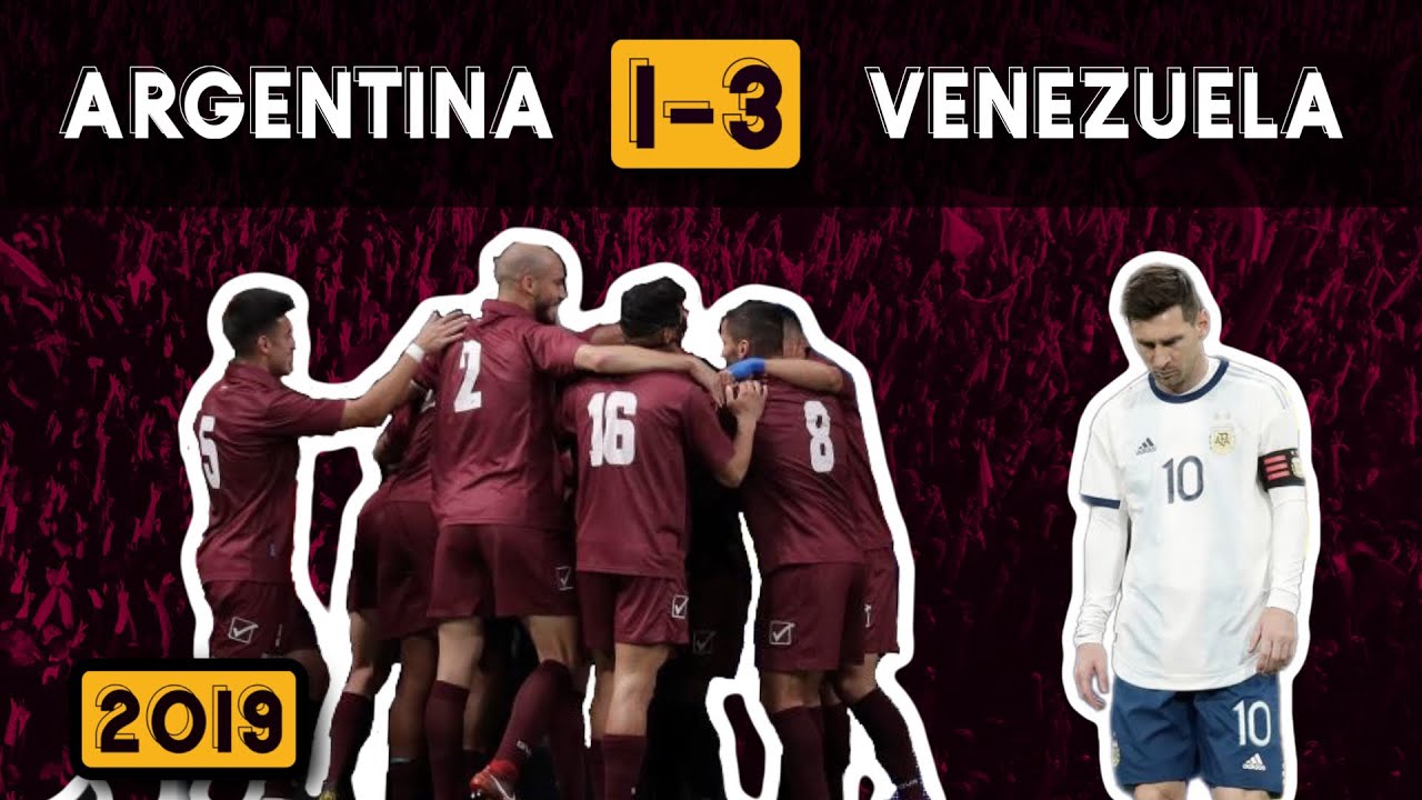 El día que LA SCALONETA perdió contra LA VINOTINTO 🔥👀 | 🇦🇷 Argentina 1-3 Venezuela 🇻🇪 ⚽️
