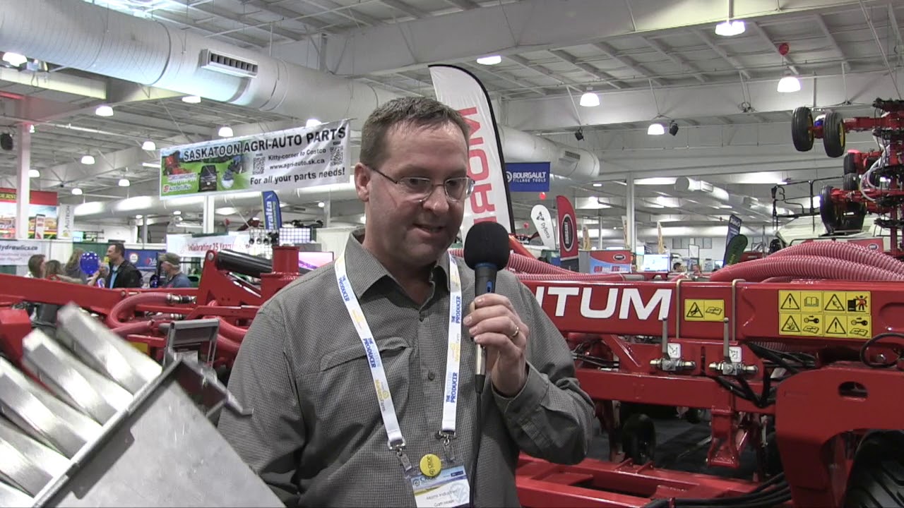 Morris Quantum drill designed for better emergence, lower seedling mortality