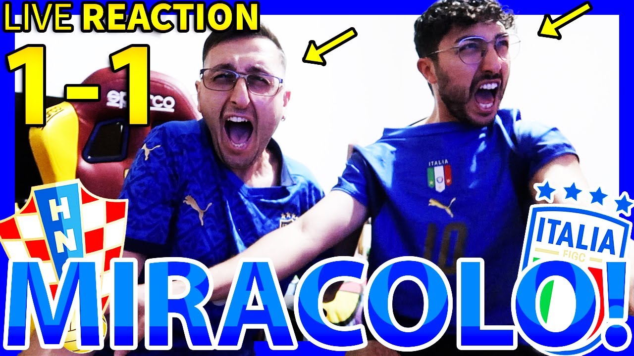 MIRACOLO‼️ CROAZIA-ITALIA 1-1 [LIVE REACTION]