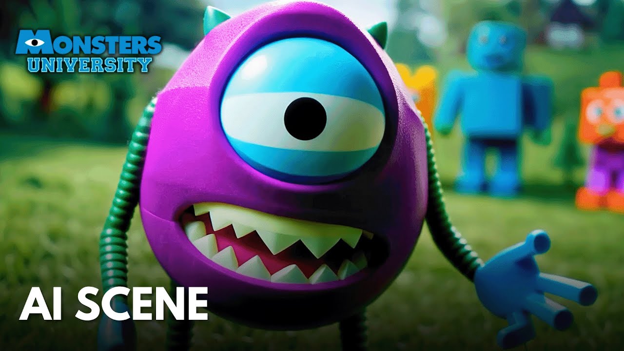 MONSTERS UNIVERSITY The Second Test But it’s Reimagined by AI