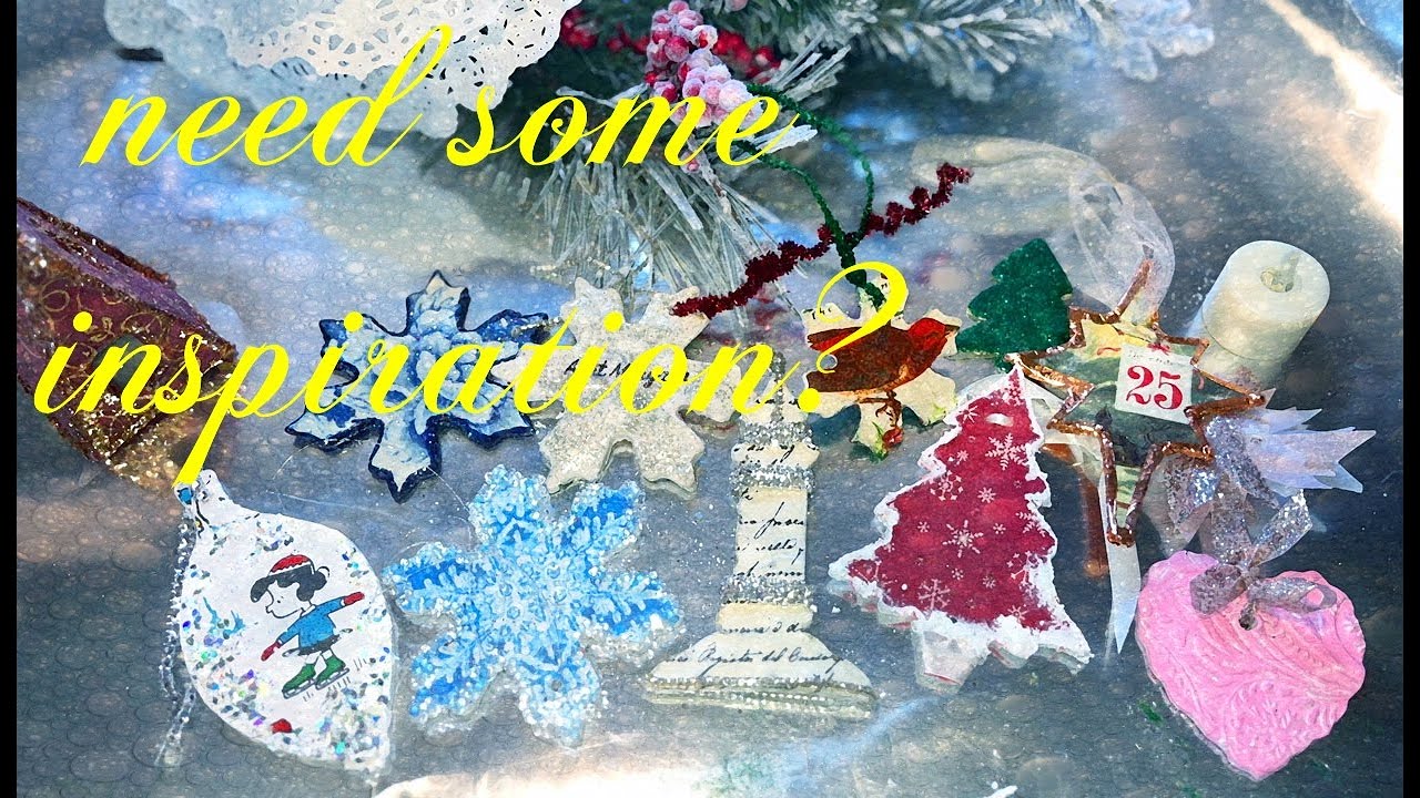 9 Air Dry Clay & Decoupage Ornament ideas!
