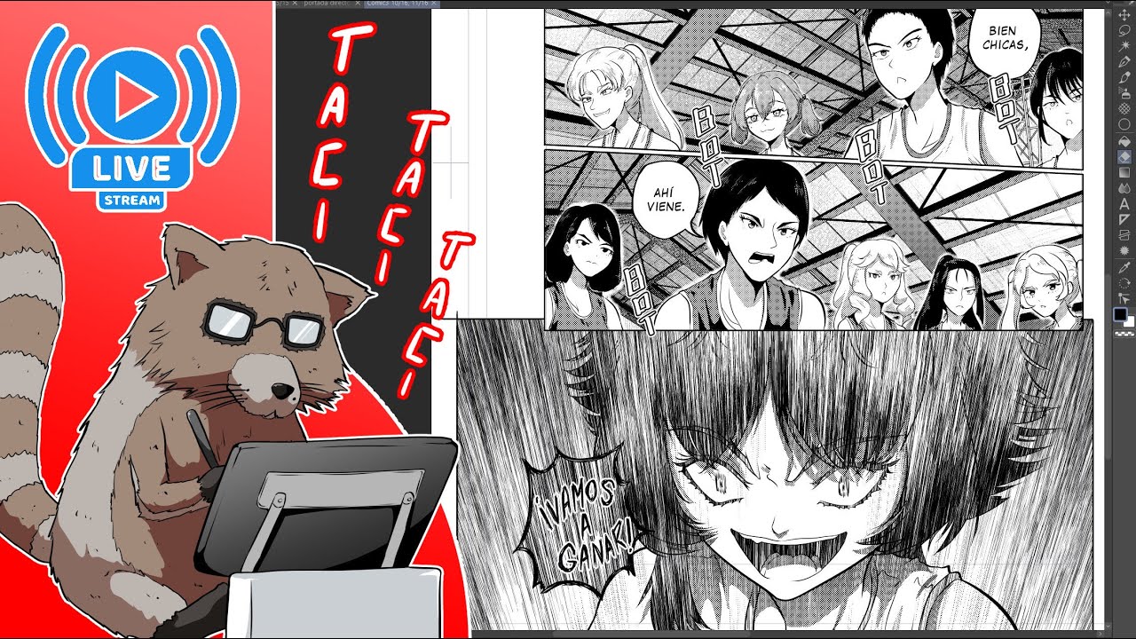 Dibujando y comentando mangas