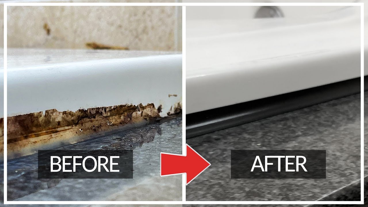 陳年發霉的矽利康 紙膠帶才是本體? 浴室刮掉重打完整記錄｜How To Remove And Apply Silicone ｜DIY實作｜【宅水電】