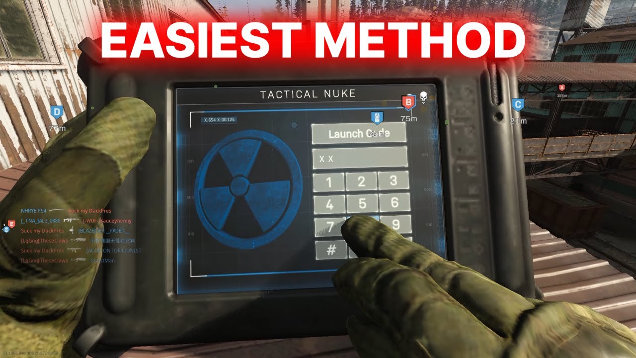 EASIEST WAY TO NUKE ON GROUND WAR (Tips & Setup - Modern Warfare)
