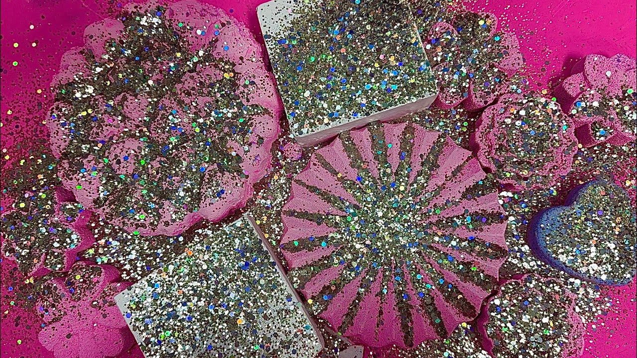 🩷🎀 PINK & GLITTER GALORE [CHALK ASMR 🎧]