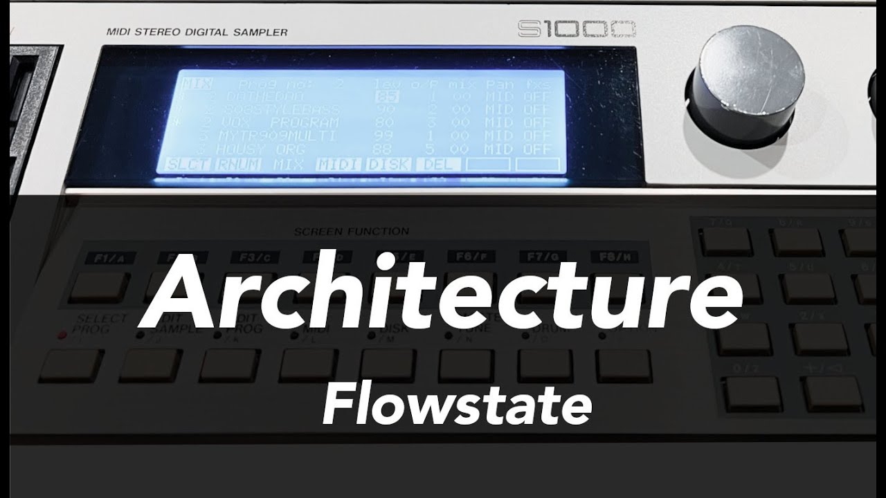 Flowstate - 90s Progressive House  (Akai S950/S1000, Roland S760, Korg M1, JD990, X0xbox).