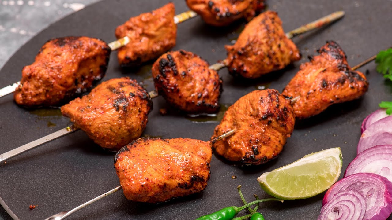 Chicken Tikka Restaurant style on Gas Stove | Chicken Tikka Recipe without Oven Tandoor on Tawa