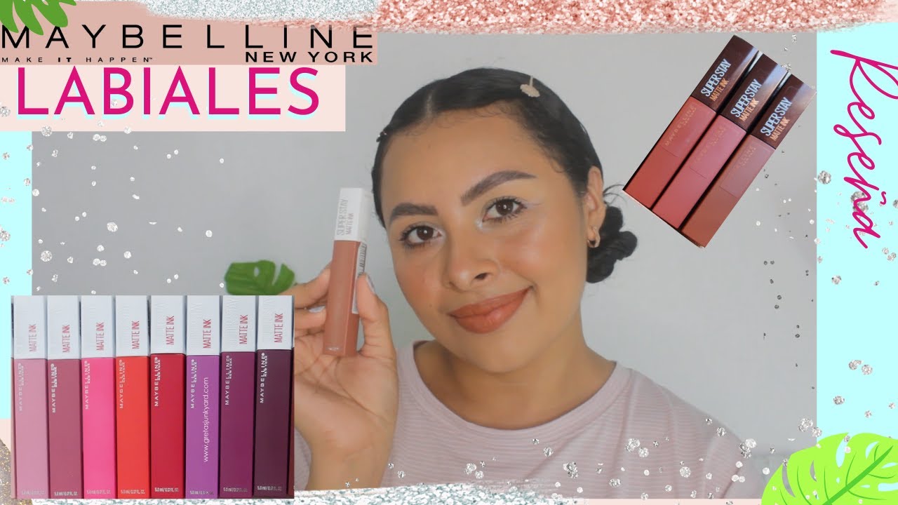 LABIALES MAYBELLINE SUPER STAY EN PIEL MEDIA SWATCHES Y MÁS | HolaLizy 🦋