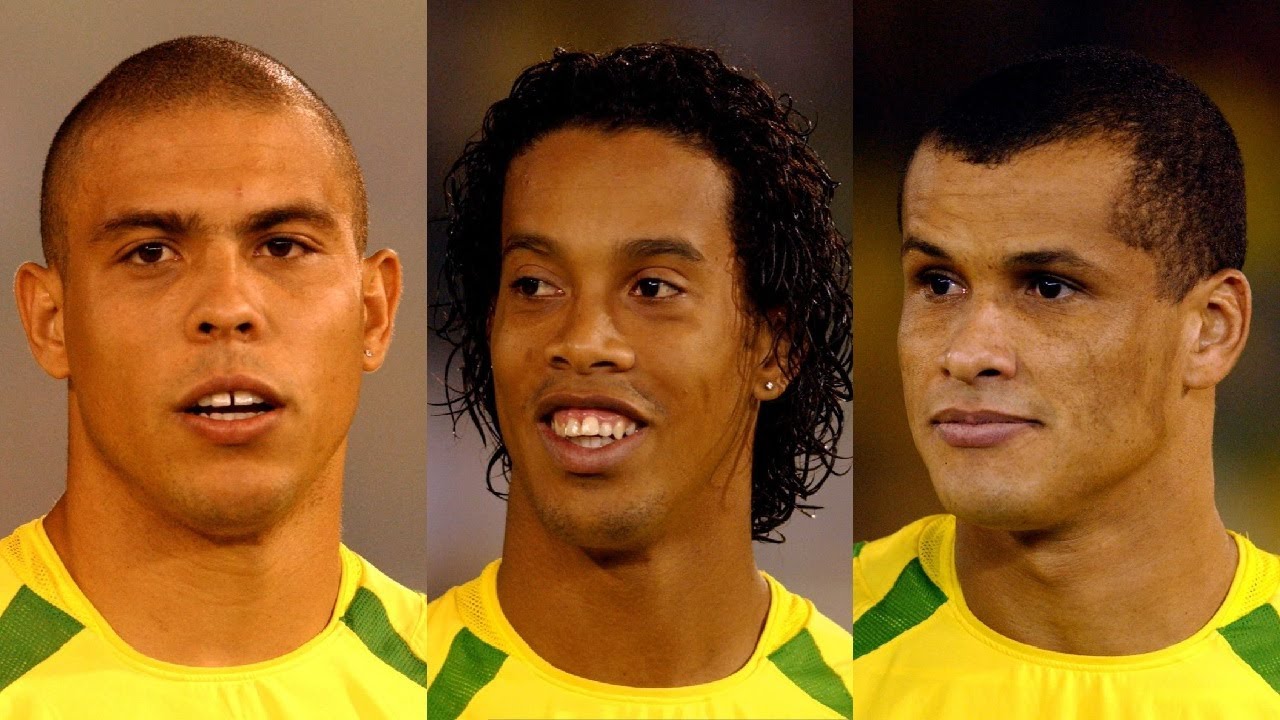 Ronaldo, Ronaldinho & Rivaldo vs Portugal - Amistoso Internacional - 17/04/2002