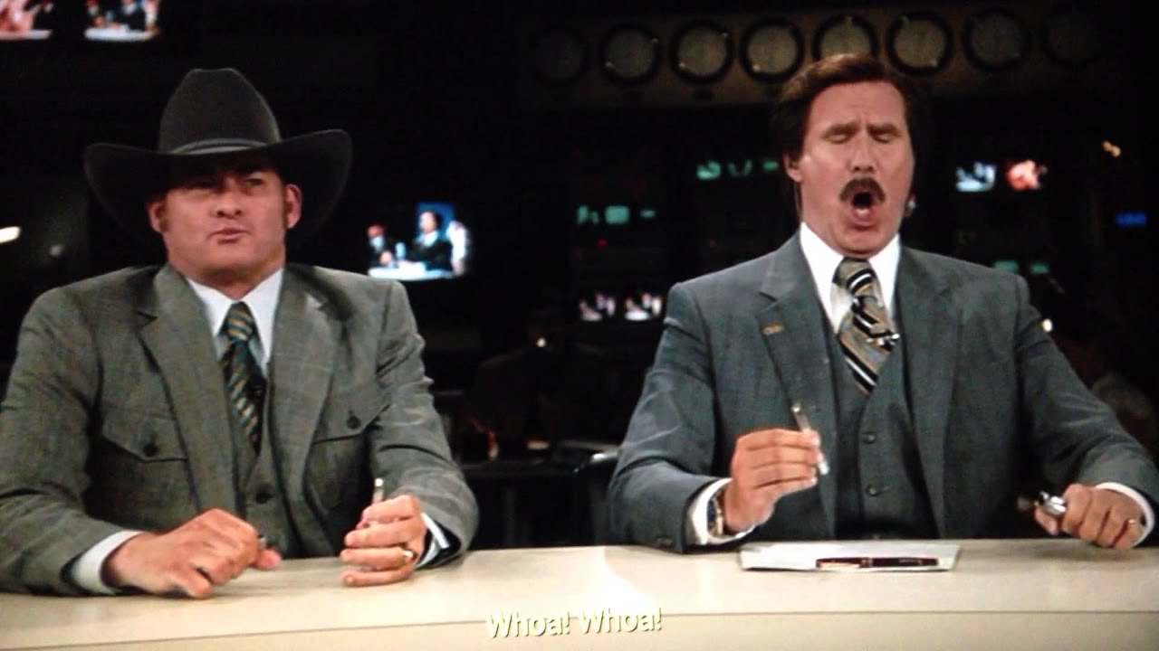 Anchorman Crack Scene