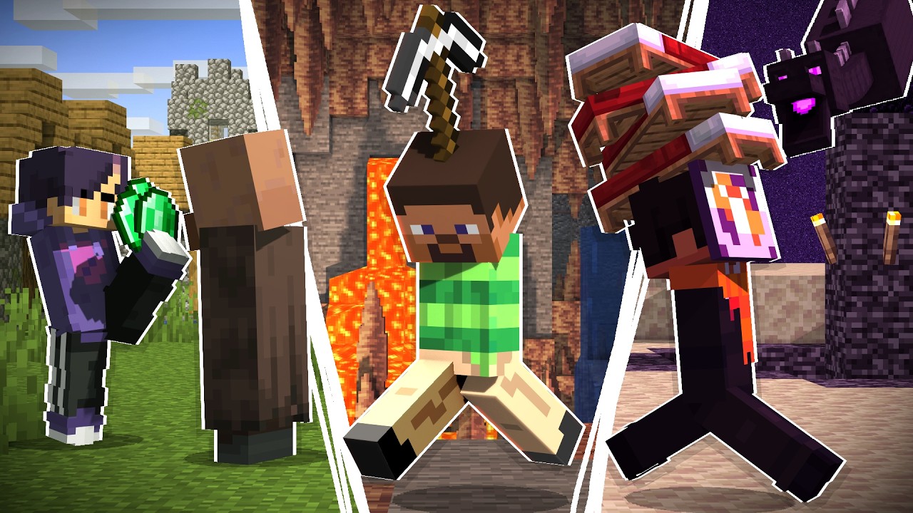 Can you beat Minecraft without arms? 💪🚫