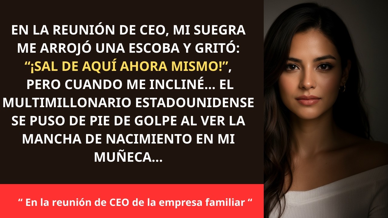 “En la reunión de CEO de la empresa familiar, mi suegra me lanzó una escoba y gritó: ¡Fuera ahora!”