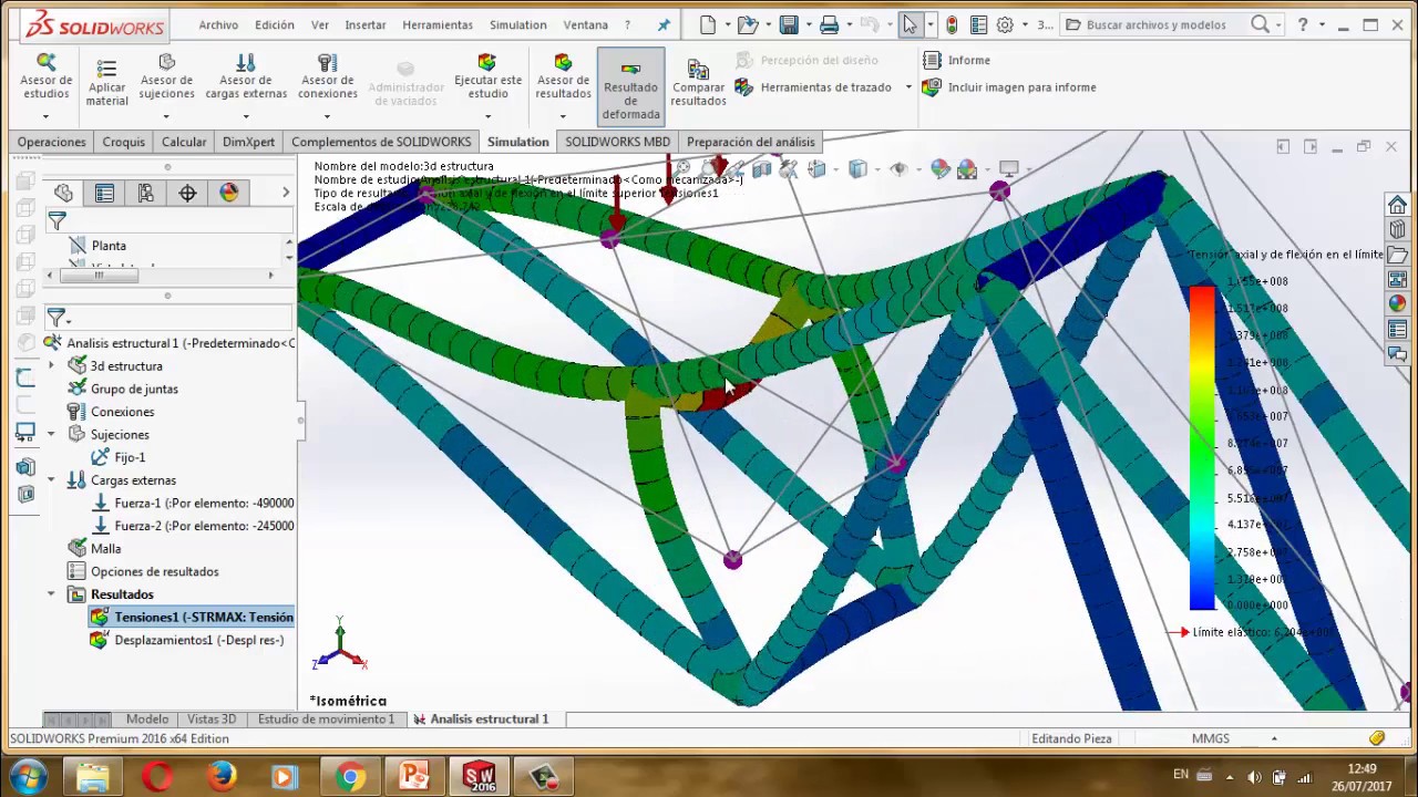 Análisis Estructural Solidworks