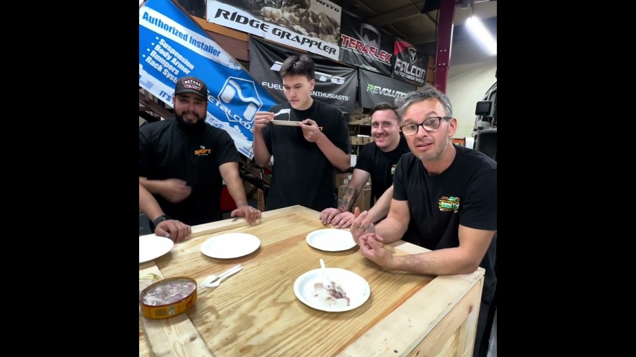 Shift Crew tries the surströmming fish challenge, did not go so well!
