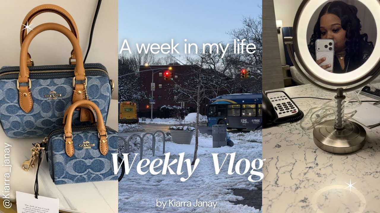 WEEKLY VLOG: SPENDING HUBBIES MONEY /SURVIVING NYC SNOW STORM / MOMMY DAUGHTER PICK UPS / NEW NAILS